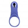 LOVELINE VIBRATING COCKRING WITH CLIT STIMULATION BLUE