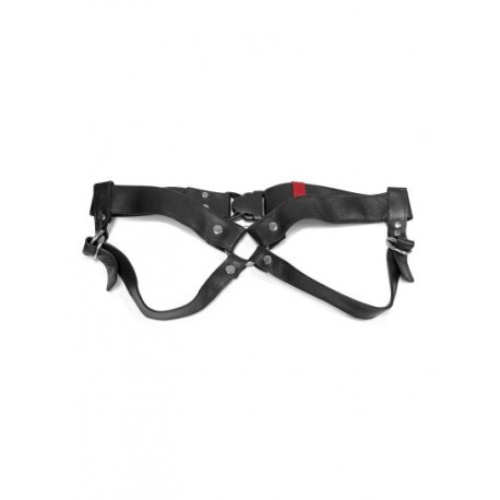 ARN&Ecirc;S LUL&Uacute; LAFEM ARTESANAL 4 CM LEATHER PRETO 'L'