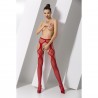 PASSION EROTIC LINE STOCKINGS S023 RED
