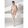 CATSUIT BS056 BRANCO EROTIC LINE PASSION