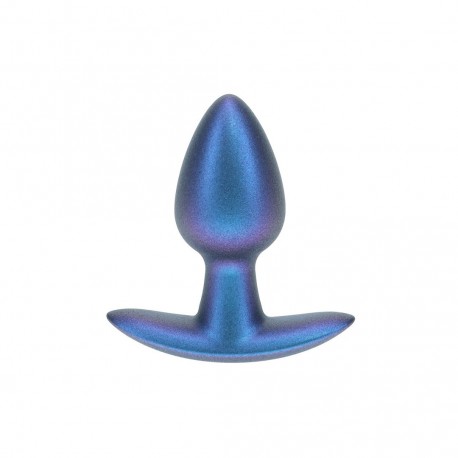 OUCH! SMOOTH SILICONE ANAL PLUG SMALL 2.6 / 6,5 CM METALLIC BLUE