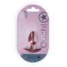 OUCH! SMOOTH SILICONE ANAL PLUG SMALL 2.6 / 6,5 CM ROSE GOLD
