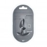 PLUG ANAL SMOOTH SILICONE MEDIUM 3,1 /7,9 CM GUN METAL OUCH!