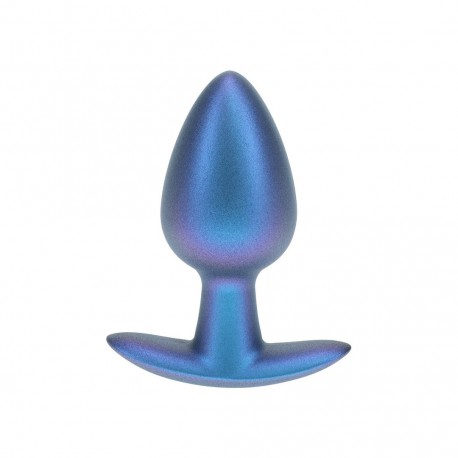 PLUG ANAL SMOOTH SILICONE MEDIUM 3,1 /7,9 CM METALLIC BLUE OUCH!