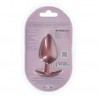 OUCH! SMOOTH SILICONE ANAL PLUG LARGE 3,5 /8,9 CM ROSE GOLD