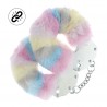 ALGEMAS COM PEL&Uacute;CIA HEAVY-DUTY FLUFFY MULTICOLOR 2 OUCH!