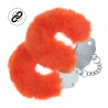 ALGEMAS COM PEL&Uacute;CIA HEAVY-DUTY FLUFFY LARANJA OUCH!