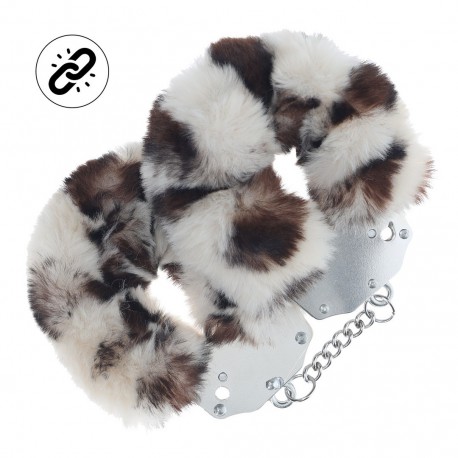 ALGEMAS COM PEL&Uacute;CIA HEAVY-DUTY FLUFFY SNOW LEOPARD OUCH! 