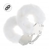 ALGEMAS COM PEL&Uacute;CIA HEAVY-DUTY FLUFFY BRANCO OUCH!