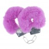 ALGEMAS COM PELUCHE CLASSIC FLUFFY ROXO OUCH!