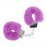 ALGEMAS COM PELUCHE CLASSIC FLUFFY ROXO OUCH!