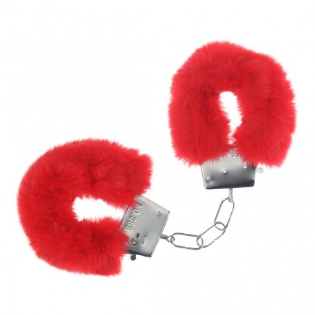ALGEMAS COM PELUCHE CLASSIC FLUFFY VERMELHO OUCH!