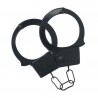 OUCH! CLASSIC METAL HANDCUFFS BLACK