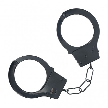 OUCH! CLASSIC METAL HANDCUFFS BLACK