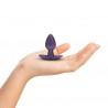 OUCH! SMOOTH SILICONE ANAL PLUG SMALL 2.6 / 6,5 CM METALLIC PURPLE