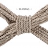 CORDA DE POLI&Eacute;STER PARA BONDAGE 32.8 FT / 10 M DOURADA OUCH!