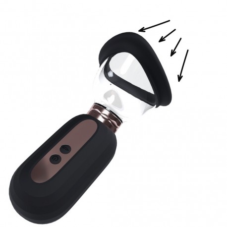 POMPE POUR VULVE ET SEINS DAZZLING NOIRE PUMPED