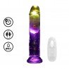 REALROCK LED VIBRATING STRAIGHT COCK 7"/ 18 CM