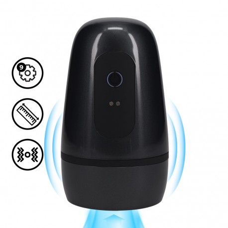 MASTURBADOR DE SUC&Ccedil;&Atilde;O DE PRESS&Atilde;O NEGATIVA COM VIBRA&Ccedil;&Atilde;O PULSAR GUN METAL PUMPED