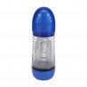 BOMBA DE MASTURBAÇÃO COM SUCÇÃO E VIBRAÇÃO SONICPULL MULTIMEDIA ENHANCED METALLIC BLUE PUMPED