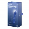 DILDO DE VIDRIO DAZZLING CRYSTAL 2 AZUL SATISFYER