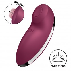 STIMULATEUR TAP & CLIMAX 2 ROUGE SATISFYER