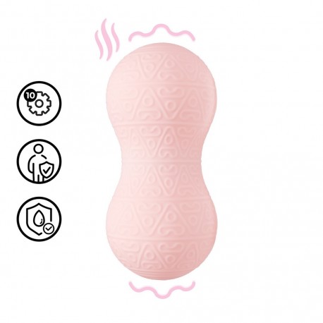 LOVELINE VIBRATING AND HEATING MASSAGER PINK