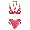 CONJUNTO DE 2 PIEZAS CUPIDE DESIR ROJO OBSESSIVE
