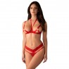 CONJUNTO DE 2 PIEZAS CUPIDE DESIR ROJO OBSESSIVE