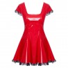 VESTIDO DE VINIL VERMELHO BLACK LEVEL