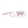 COLEIRA COM TRELA PARIS COLLECTION ROSA OUCH!