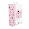 VIBRADOR DE CASAL COM COMANDO CHARME VIBE ROSA LOVELINE 