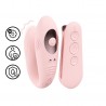 VIBRADOR DE CASAL COM COMANDO CHARME VIBE ROSA LOVELINE 