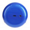 PUMPED VORTEX SUCTION ROTATION AND THRUSTING MASTURBATOR PUMP METALLIC BLUE