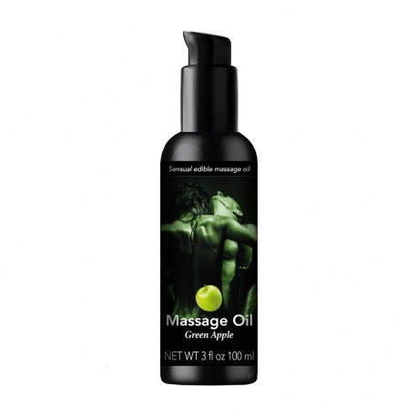&Oacute;LEO DE MASSAGEM SENSUAL BEIJ&Aacute;VEL GREEN APPLE 3 FL OZ / 100 ML PHARMQUESTS