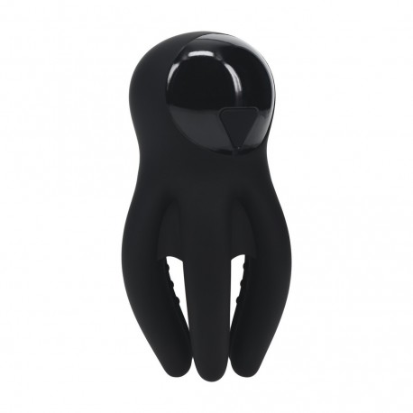 STIMULATEUR DU GLAND DIGITAL AVEC VIBRATION ET TENTACULES NOIR LEVELZ 