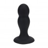 LEVELZ DOBLE RATTER LIQUID SILICONE ANAL PLUG M BLACK