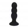 LEVELZ TRI RATTLE L LIQUID SILICONE ANAL PLUG L BLACK