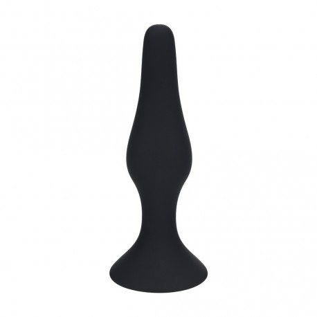 LEVELZ SILICONE ANAL PLUG SLIM XL BLACK