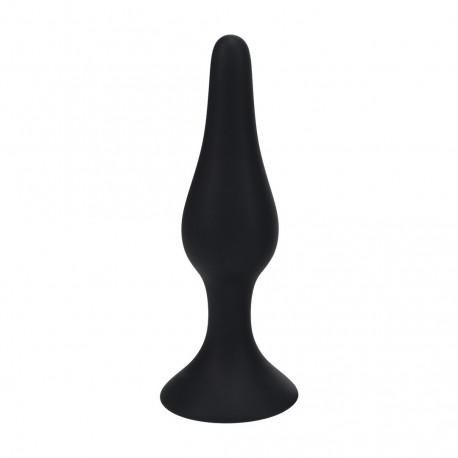 LEVELZ SILICONE ANAL PLUG SLIM XL BLACK