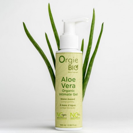GEL LUBRIFICANTE &Agrave; BASE DE &Aacute;GUA BIO ALOE VERA 100ML ORGIE