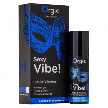 GEL CON EFECTO DE VIBRACI&Oacute;N LIQUID VIBRATOR 15ML ORGIE