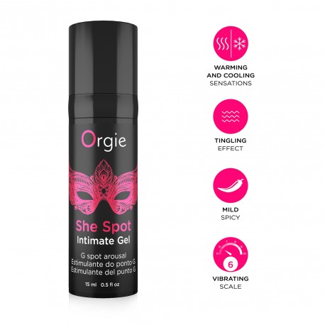 GEL ESTIMULANTE PARA PONTO-G SHE SPOT 15ML ORGIE