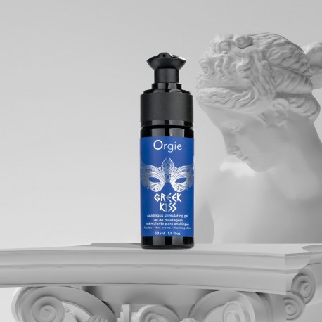 GEL DE MASSAGE ANAL AVEC EFFET DE CHALEUR GREEK KISS 50ML ORGIE