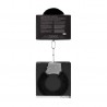 PLEASURE FURRY HANDCUFFS BLACK