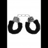 PLEASURE FURRY HANDCUFFS BLACK