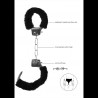 PLEASURE FURRY HANDCUFFS BLACK