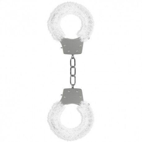 PLEASURE FURRY HANDCUFFS WHITE
