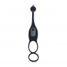 ESTIMULADOR DE PR&Oacute;STATA EM SILICONE COM VIBRA&Ccedil;&Atilde;O E ANEL PARA O P&Eacute;NIS LEVELZ