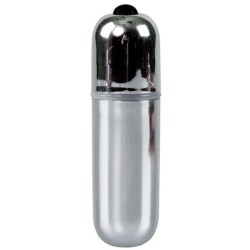 BALA VIBRADORA VIBRATOR BULLET PLATEADO